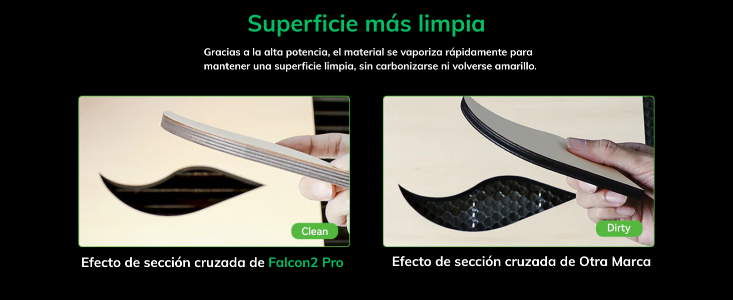 El CREALITY LASER FALCON 2 PRO 60W representa la culminación de innovación, seguridad y rendimiento en un solo equipo. Desde su estructura diseñada para operaciones eficientes hasta sus sistemas de protección avanzados, este láser está pensado para quienes buscan llevar su creatividad y productividad al siguiente nivel.